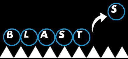 BLAST S LOGO